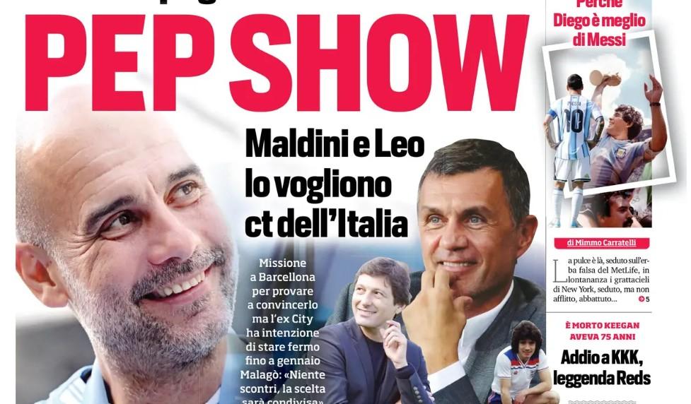 Koran Hari Ini – Italia Bersujud di Depan Guardiola, Juventus
